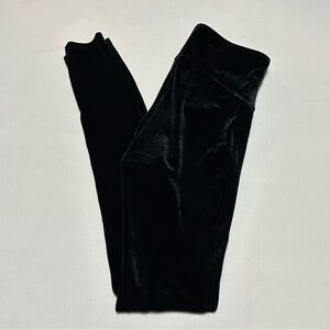 Spanx Black Velvet Leggings